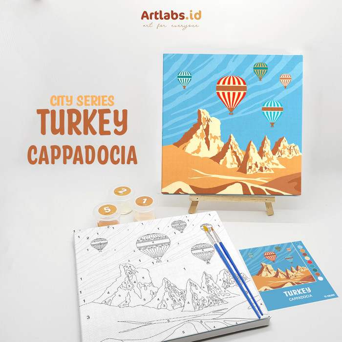 

Terjangkau Cappadocia - Paint By Number 10 Color [City Series] Painting Kit