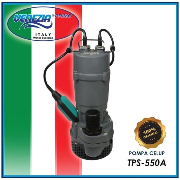 Pompa Celup Venezia Tps 550A 1X220V Pompa Submersible (1 Atau 3 Phase Best