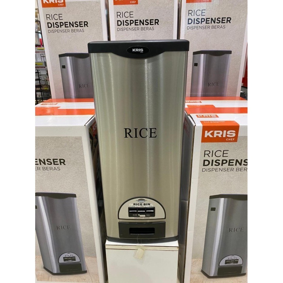 Krischef Krisbow Rice Box Tempat Beras 30 Kg Best