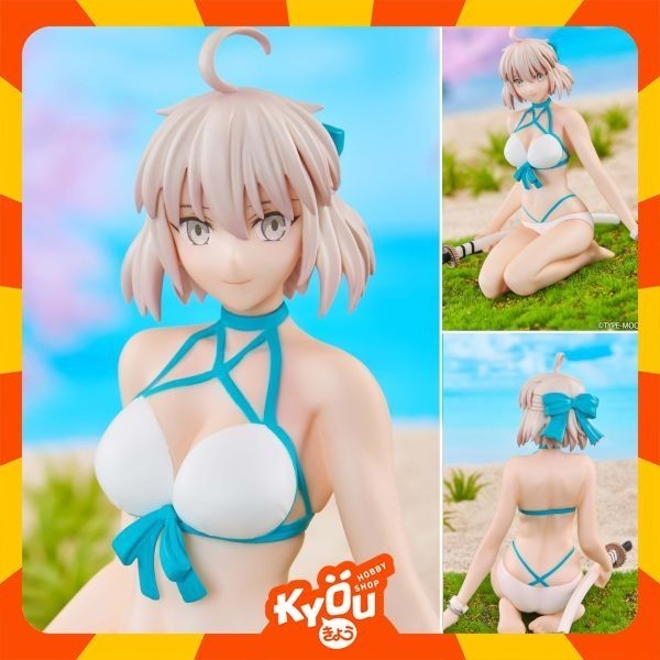 Promo Noodle Stopper Figure Okita Souji - Swimsuit Ver. (12Cm) Terbaru