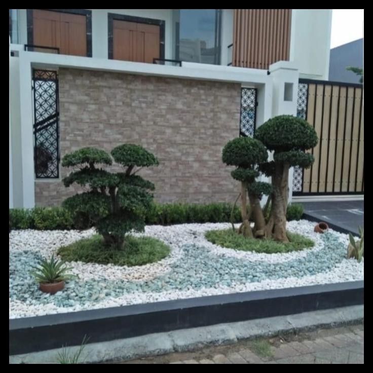 

terbaru !!! taman kering mewah depan halaman rumah ready