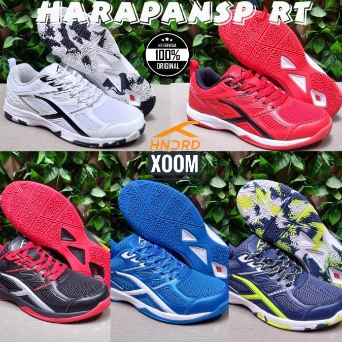 SEPATU BADMINTON HUNDRED HNDRD XOOM SIZE DEWASA ORIGINAL 100%