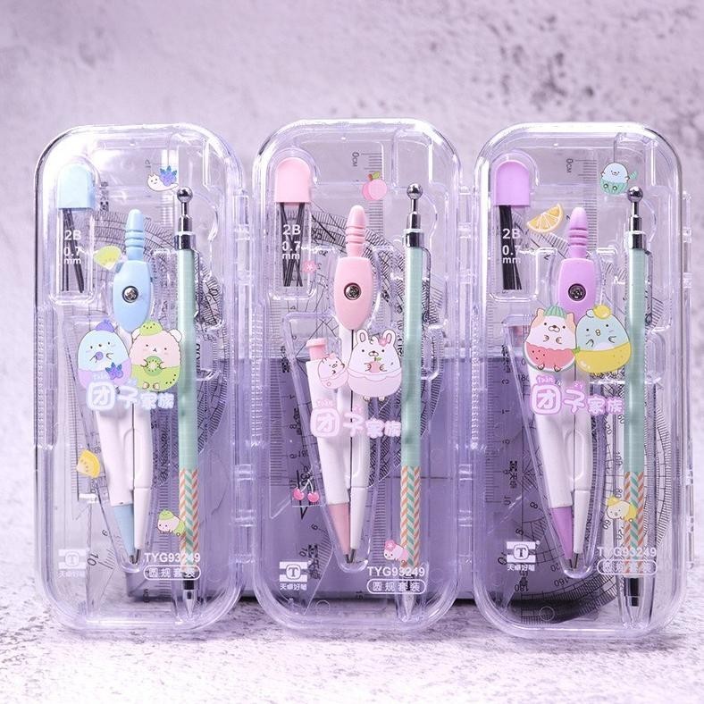 

TOP PRODUK KENSHO Jangka Set Math Compass Premium / Compas Alat Tulis / Pastel/ Busur Derajat / Penggaris/ Pensil Mekanik Cetek