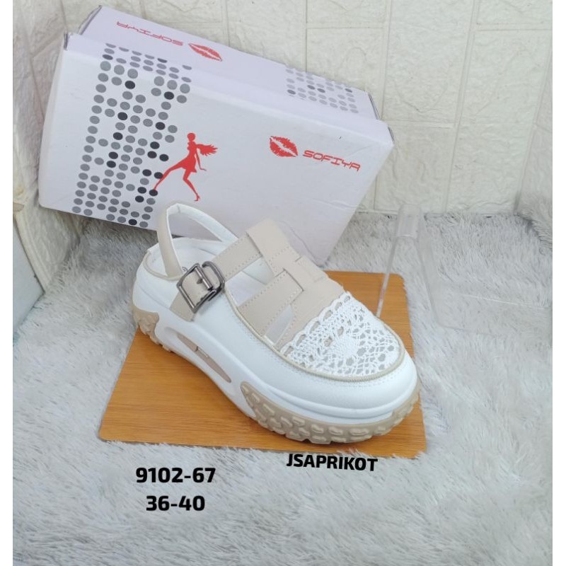 SANDAL WEDGES IMPORT WANITA SOFIYA D9102-67