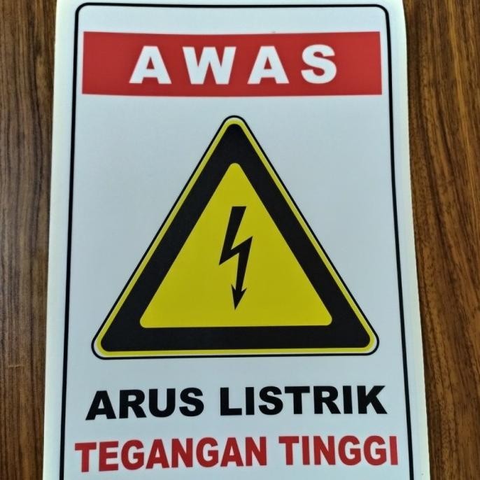 

stiker sign AWAS PANEL TEGANGAN TINGGI 30x23