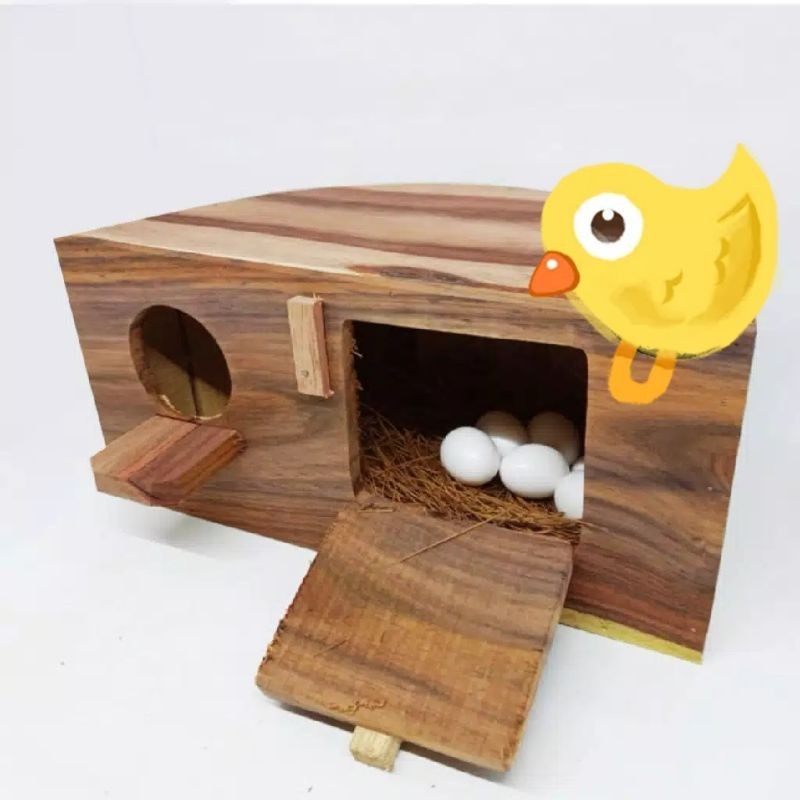 PROMO KANDANG GLODOK GLODOKAN SETENGAH LINGKARAN TEMPAT SARANG BERTELUR KANDANG BURUNG LOVEBIRD