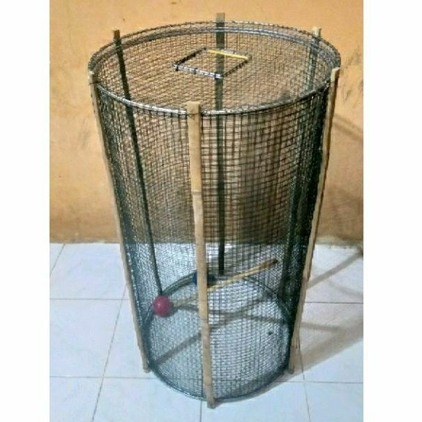 PROMO KANDANG Kandang Umbaran Bulat 50cm (FREE PACKING KAYU) Sledding jungkat-jungkit