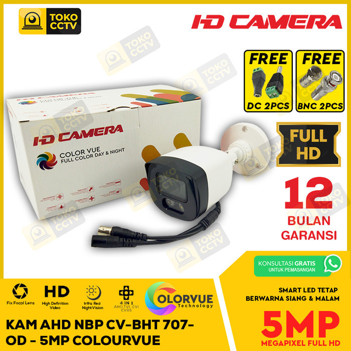 CAMERA CCTV COLOR VU OUTDOOR 5MP 4 IN 1 BERGARANSI
