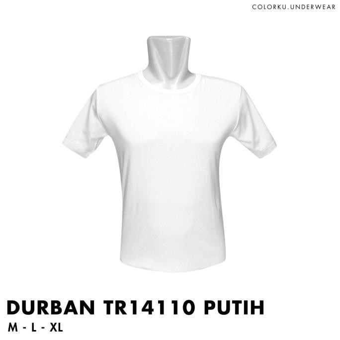 Terbaru Kaos Dalam DURBAN SPORT 14110 PUTIH ISI 1 