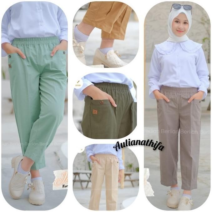 Flash Sale Baggy Pants Jennie Korean Style Celana Panjang Anak/Remaja Perempuan ,.