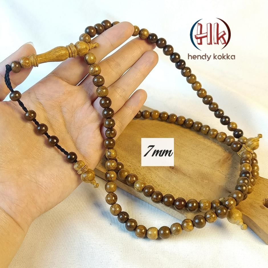 TASBIH 99 GAHARU 7MM TASBIH GAHARU