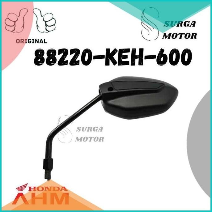 KACA SPION SEPION KIRI HITAM CRF 150L 150 L CRF150 K84 ORI HONDA AHM 1