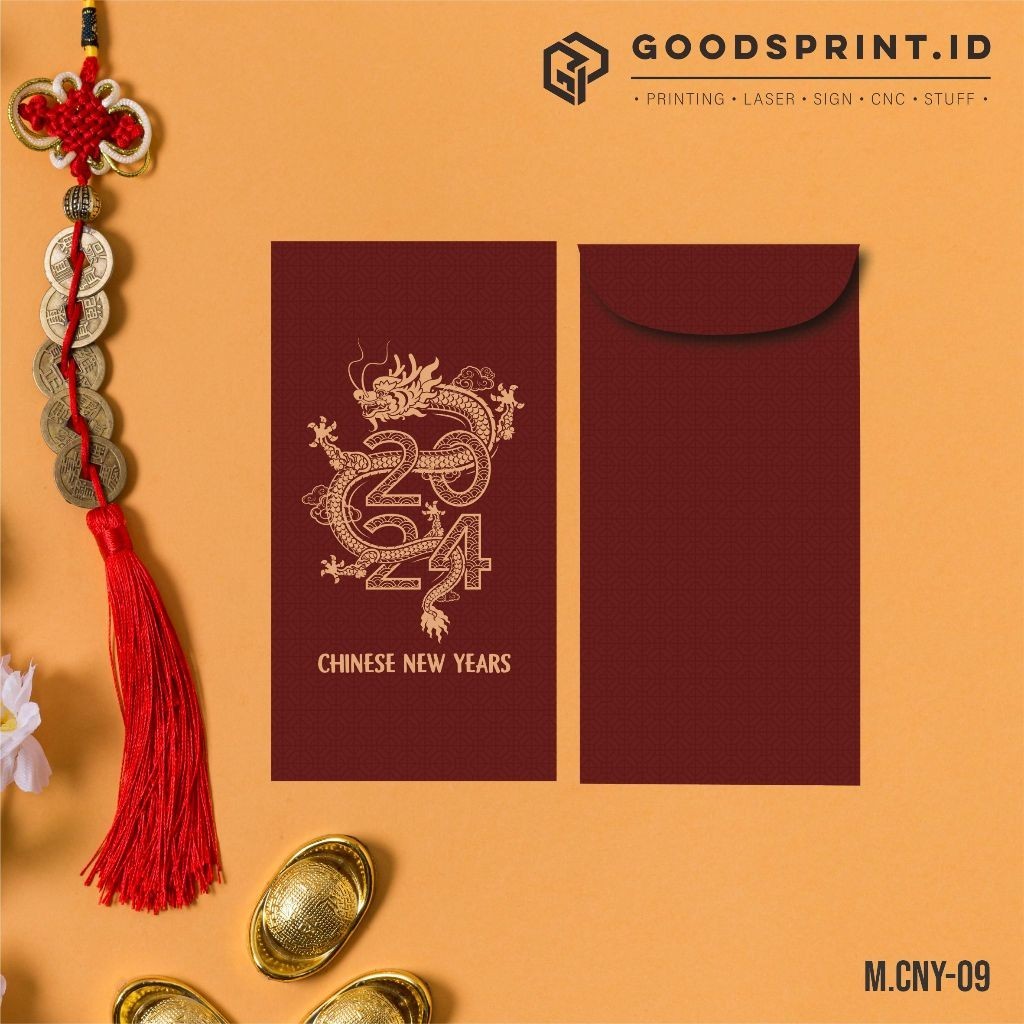 

XQP 6 PCS ANGPAO IMLEK 2024 SHIO NAGA ANGPAU CHINESE NEW YEAR SINCIA ANGPAO DRAGON KU6