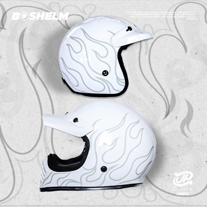 Helm - Helm Retro Jp Nomadens Broken White Couple Edition