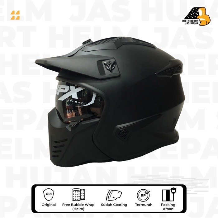 Helm - Helm Jpx Mx 726 R Original Jpx Semi Cross