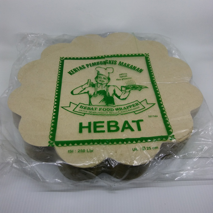 

JUAL Kertas coklat alas piring rotan lidi 28 cm