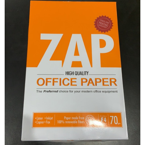 

JUAL (1 RIM) Kertas HVS Folio F4 Zap 70 gr (Harga Khusus Online)