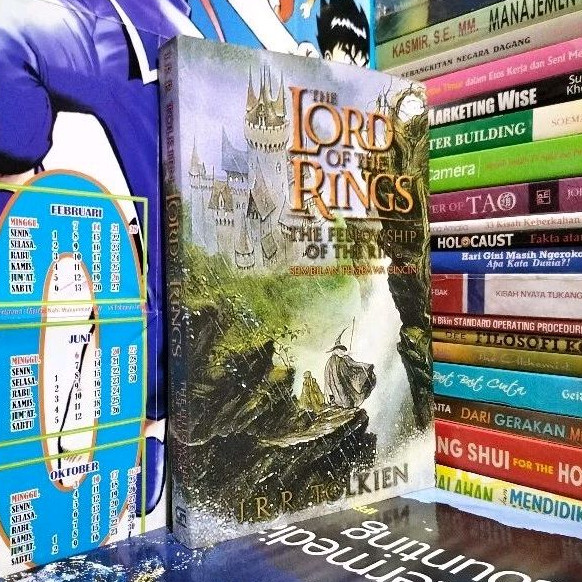 ORIGINAL NOVEL THE LORD OF THE RING SEMBILAN PEMBAWA CINCIN