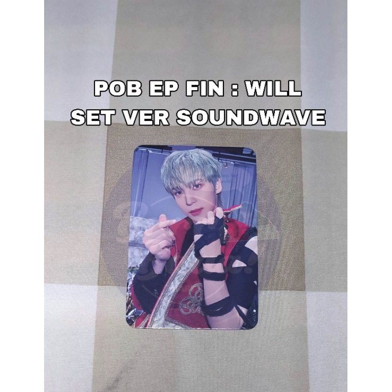 POB SOUNDWAVE SET VER YUNHO ATEEZ EP FIN : WILL (ONLY FOR  SET VERS BUYERS)