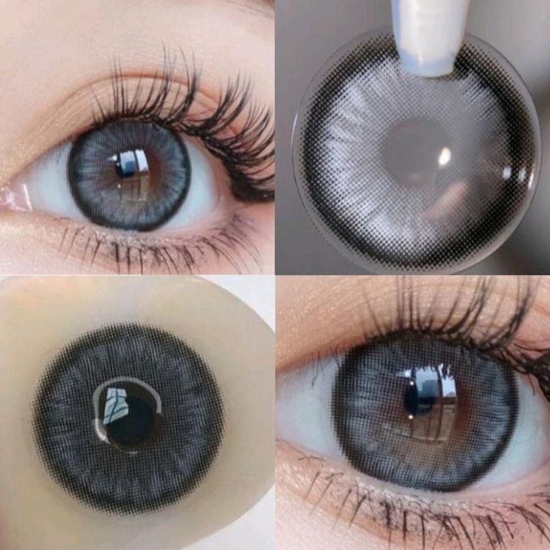 New Arrival Softlens Premium Mata Barbie Grey Diameter 16Mm | Softlens Grey Natural | Softlens Daily