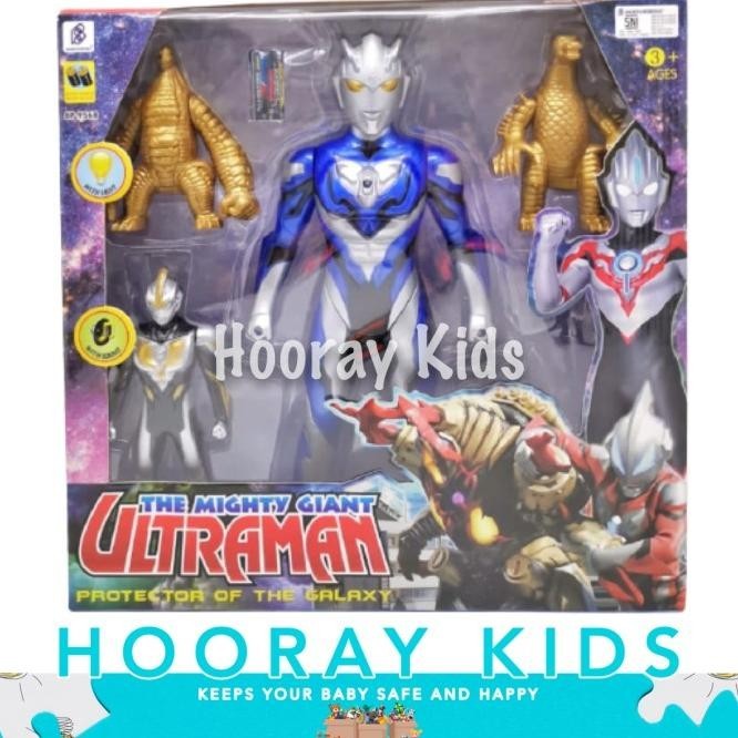 Mainan Robot Ultraman Tiga Orb Dx Giga Zero Ginga Geed Riser Set Besar | Peterstorez