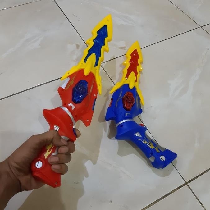 Mainan Pedang Jadi Pistol Ultraman - Pedang Tembak Tembakan Anak | Peterstorez