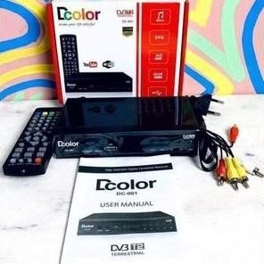 Set Top Box Tv Digital D-COLOR DVB T2 DCOLOR HD EWS Set Box TV Tabung