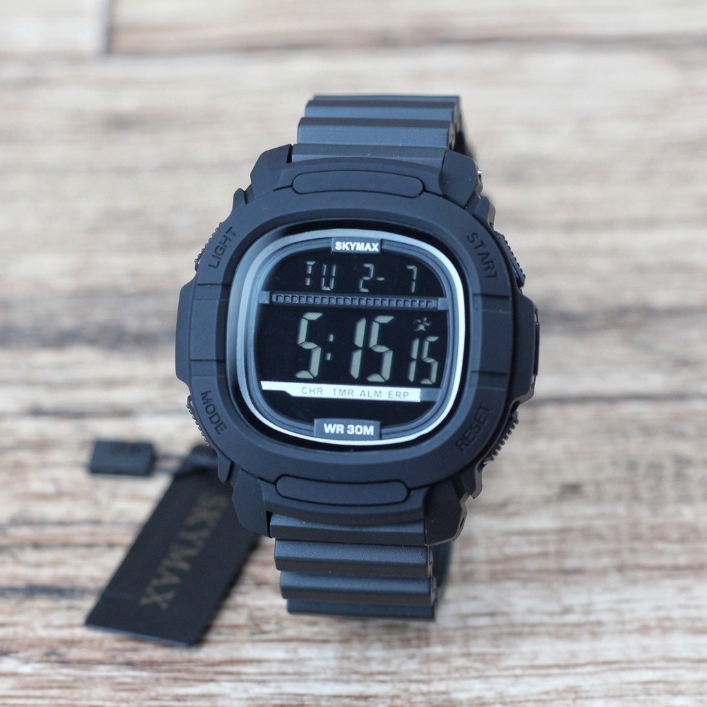 SKYMAX 2029 JAM TANGAN SPORT PRIA MURAH - JAM TANGAN PRIA ANTI AIR - JAM TANGAN PRIA DIGITAL - JAM T