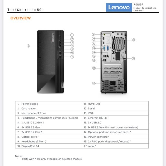 READY Lenovo ThinkCentre Neo 50t 5DID [i5-12400 WIN 11 8GB 1TB DVDRW 21.5"]