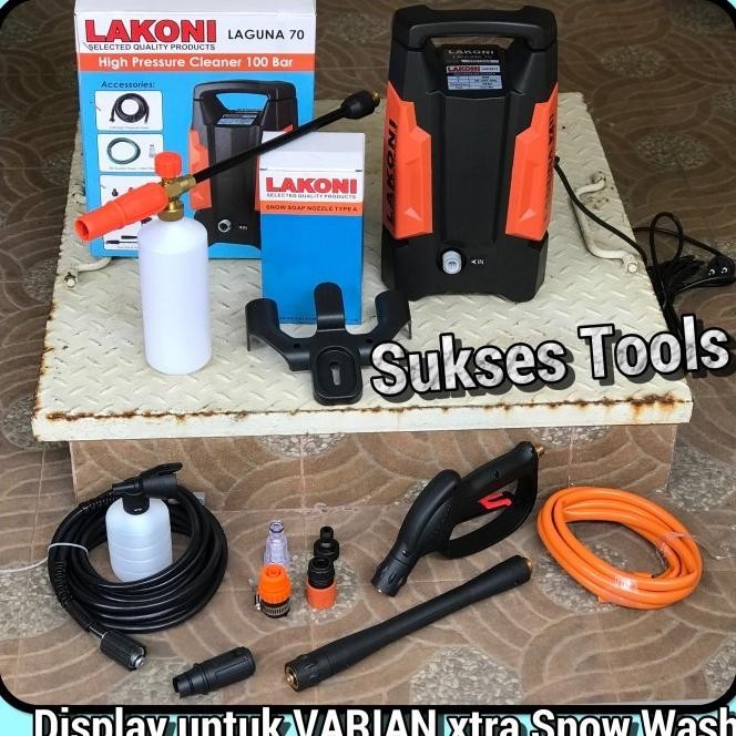 Laguna 70 + Nozzle Cuci Snow Wash Mesin Steam Lakoni Jet Cleaner