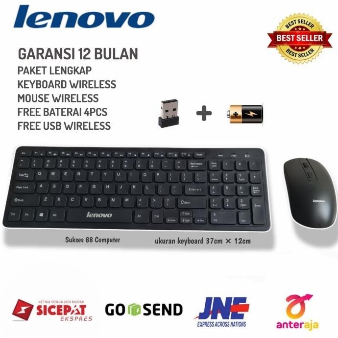 PAKET KEYBOARD LENOVO WIRELESS+MOUSE LENOVO WIRELESS COMBO SET GKM520