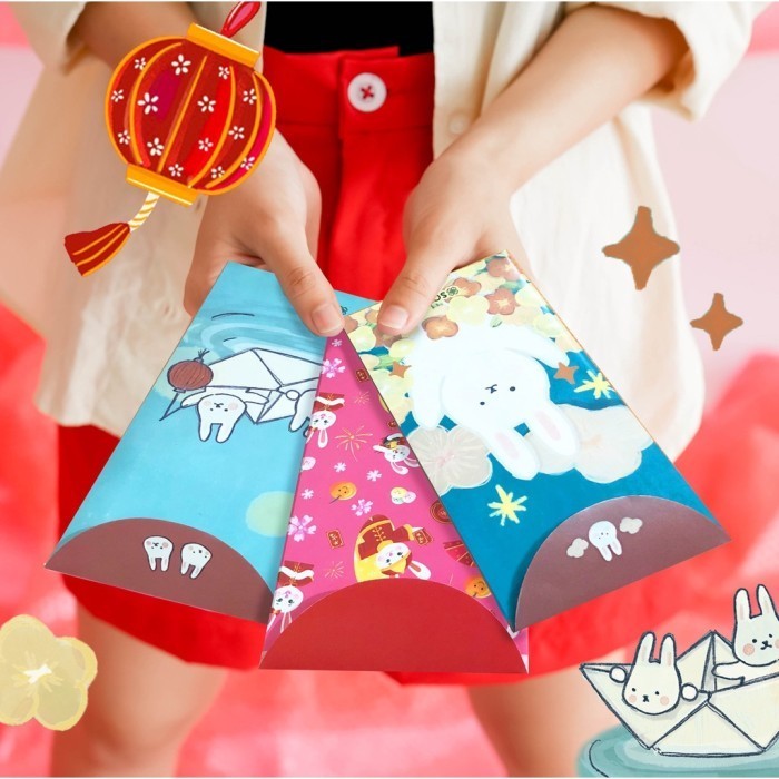 

Sovlo Festive Edition - Angpao Imlek 12 Pcs / Amplop Angpau Kelinci