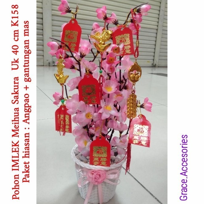 

HARGA PROMO IMLEK / POHON IMLEK MEIHOA ANGPAO SAKURA 40 CM PAKET