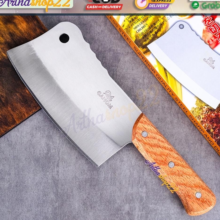 Pisau Daging Stainless / Pisau Cincang Tulang / Golok Daging Stenlis / Golok Potong Tulang B215
