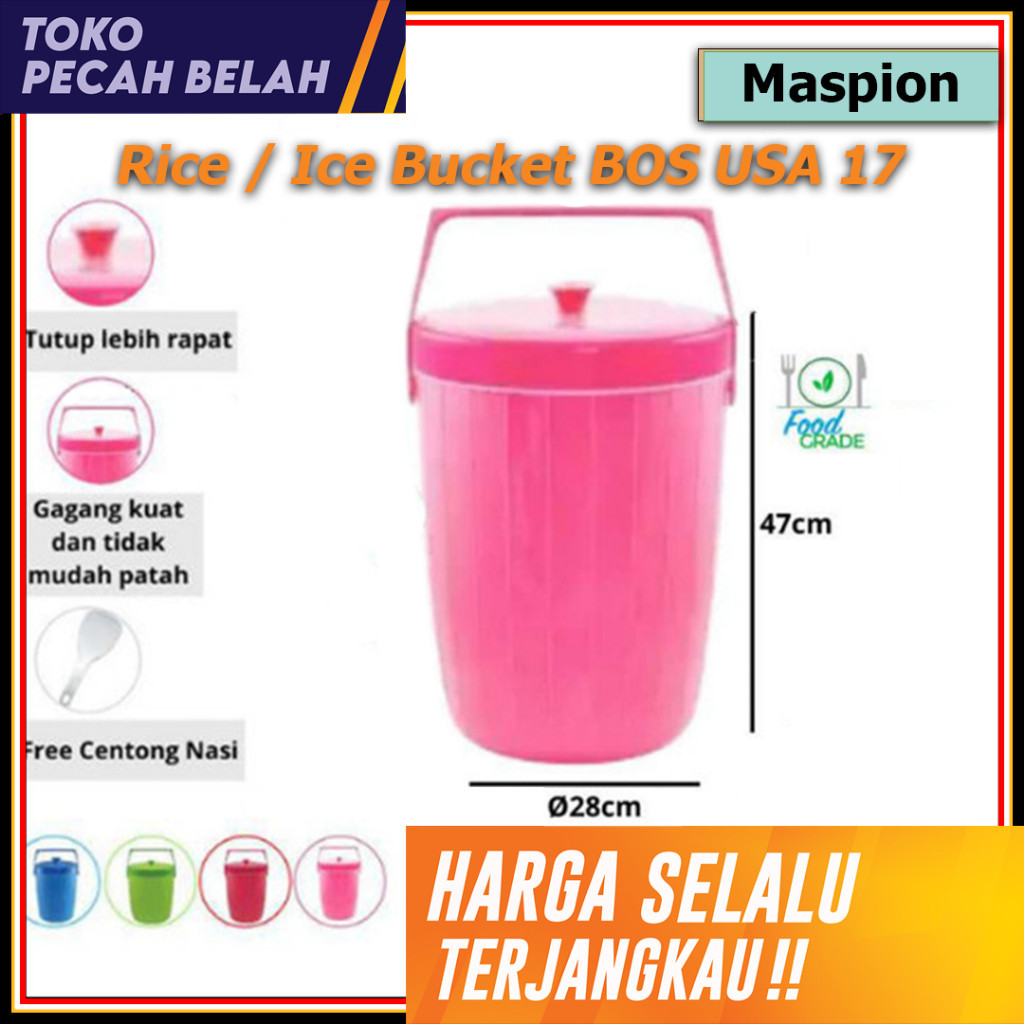 Ice Bucket / rice bucket/ bos USA 17 - Rice Bucket Maspion