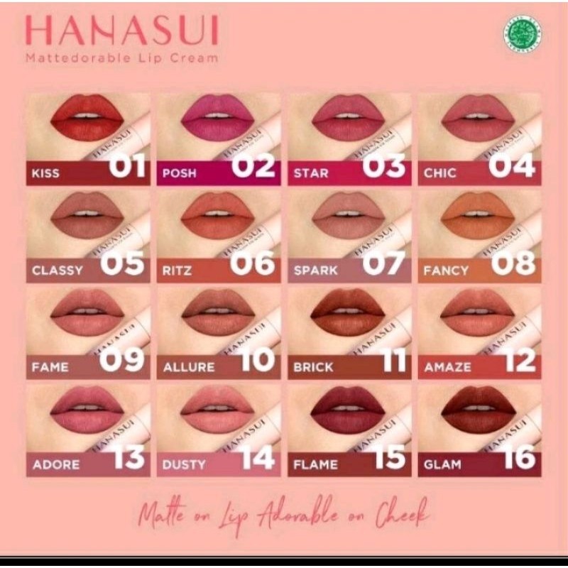 LIPHCREAM HANASUI/LIPSTIK HANASUI