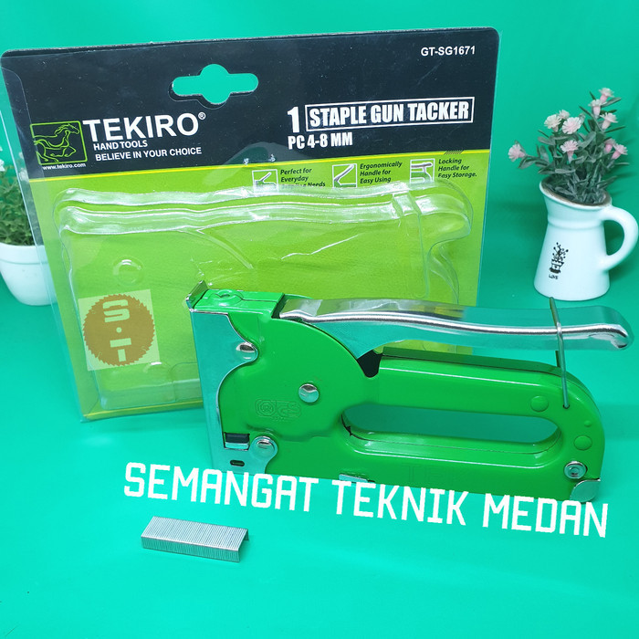 

STAPLES STAPLE HEKTER GUN TACKER TEMBAK MANUAL GUN TACKER TEKIRO