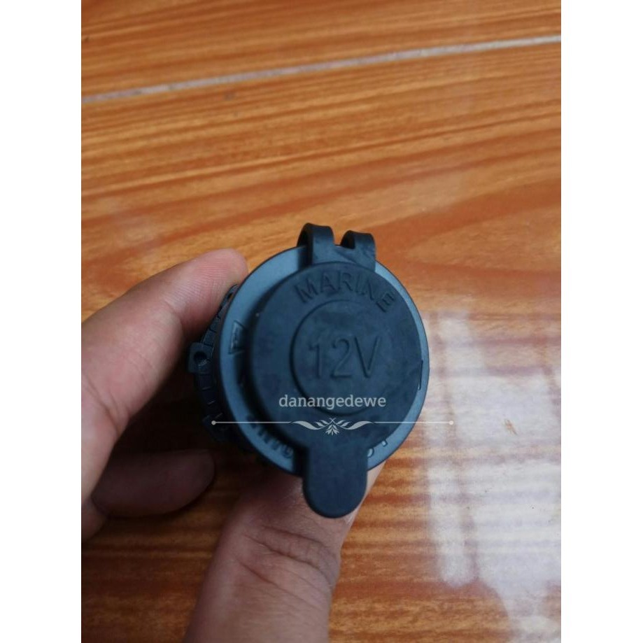 Terbaik soket cigarette lighter charger HP GPS motor mobil 12V waterproof 