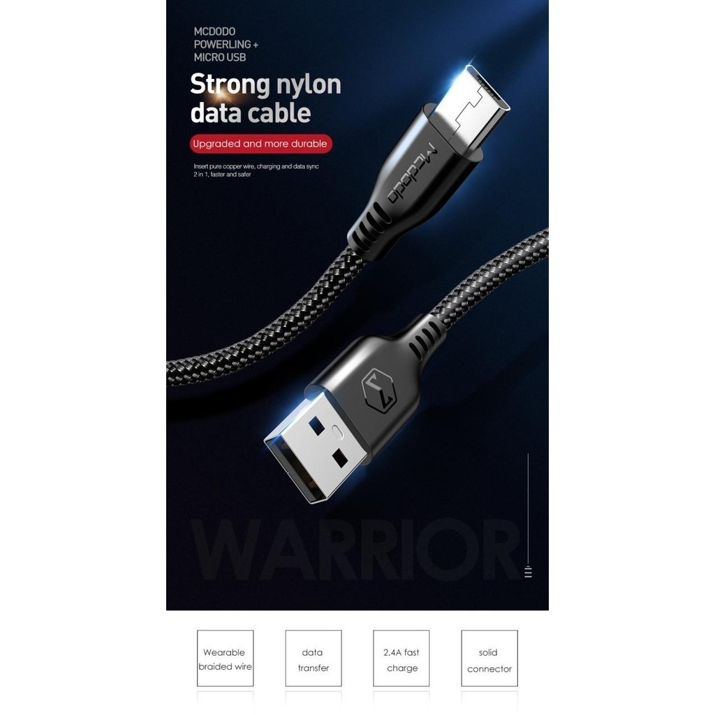 Big Sale MCDODO Kabel Data Micro USB Fast Charging 18w 