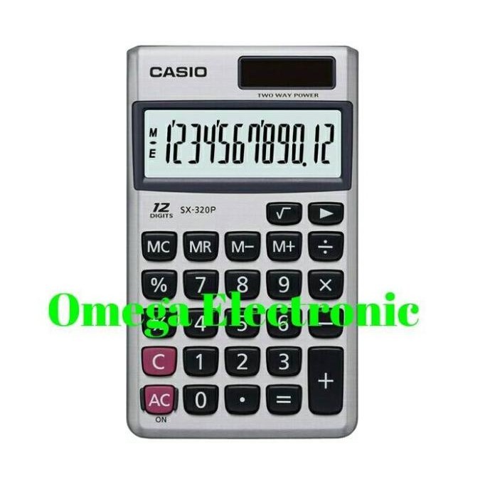 

Flash Sale - Casio SX 320 P - Kalkulator Pocket !!