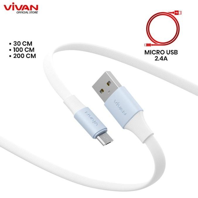 Special VIVAN Kabel Android Micro USB SM II (30/100/200CM) 2.4A ,,