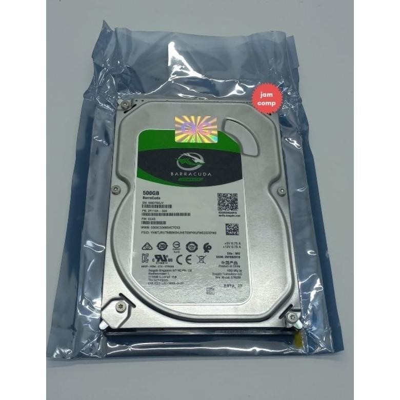Termurah Hardisk 500Gb Barracuda Sata 3.5 Baru Rpm 7200. Hardisk 500Gb For Pc Cpu Computer Murah