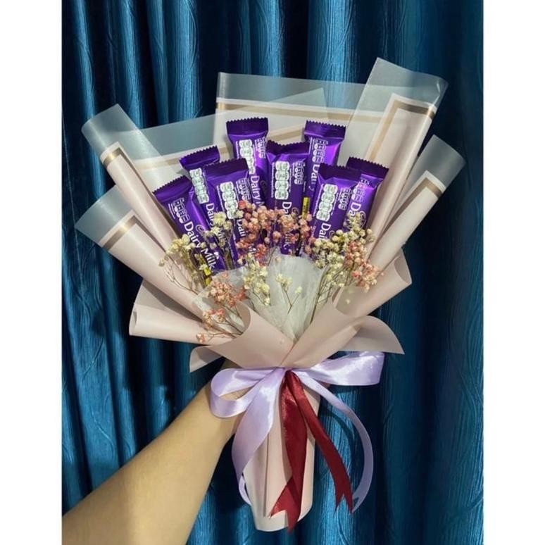 

Termurah Buket Cokelat Dairy Milk 30Gr || Buket Bunga || Buket Mawar || Buket Kado || Buket Snack Promo
