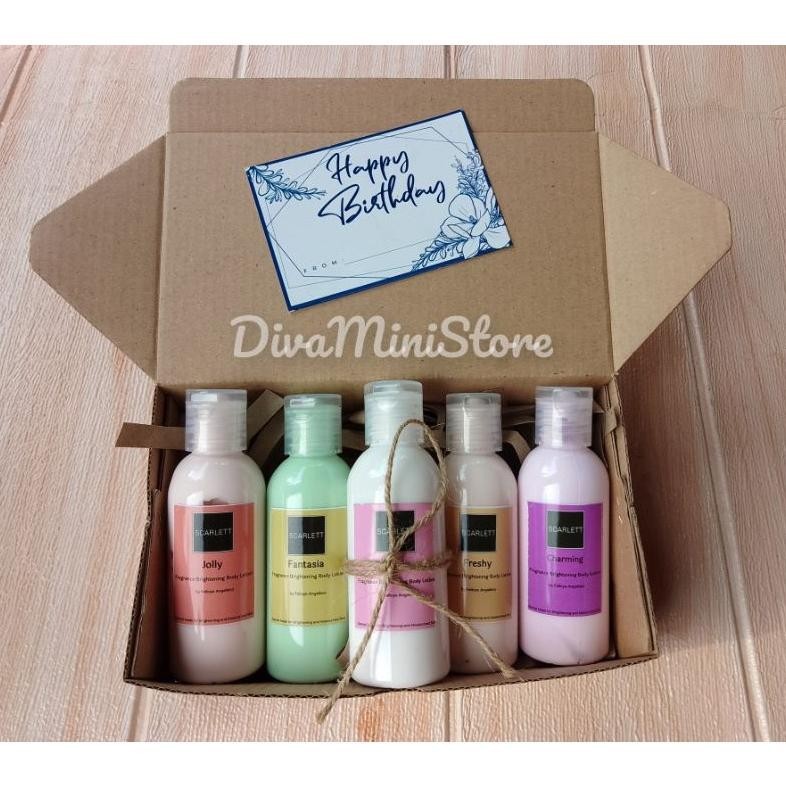 

Promo Akhir Tahun Hampers / Kado / Gift Box Lebaran/ Ulangtahun/Anniv/Engangement/ Valentine Body Care Sc4Rlett Sale