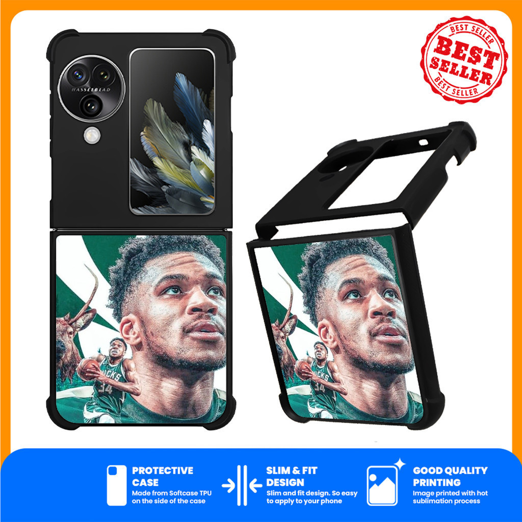Case Casing Oppo N3 Flip NBA Basket Milwaukee AA111