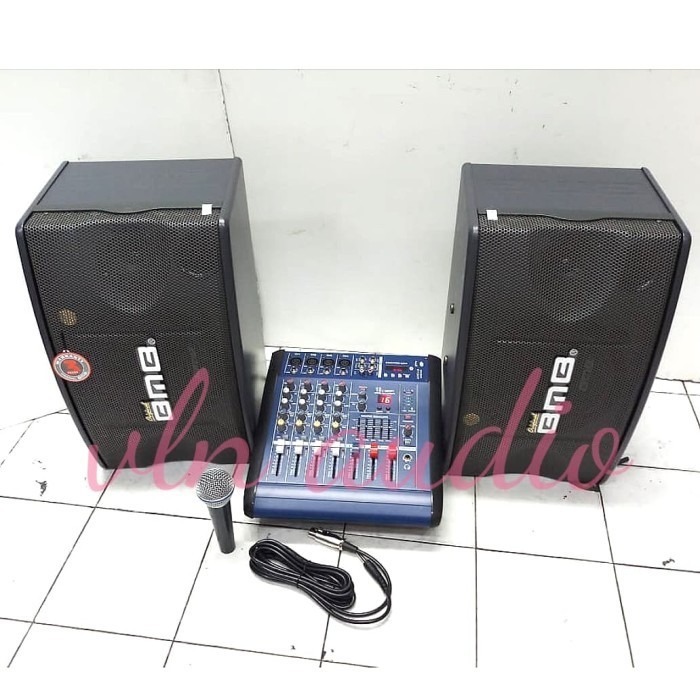 PAKET SOUND SYSTEM PRO MIXER PMX 402.D + SPEAKER BMB 8"