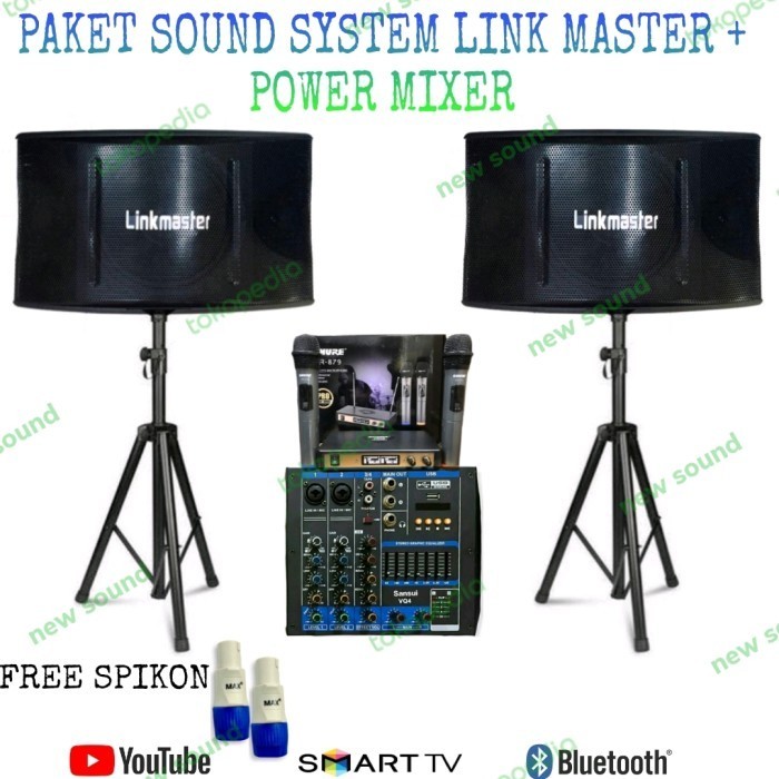 PAKET SOUND SYSTEM OUTDOOR DAN INDOOR PAKET SOUND WITH POWER MIXER