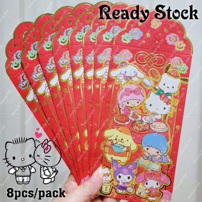 

Amplop Ampao Sanrio Original isi 8 Sanrio Characters Bellvin Store