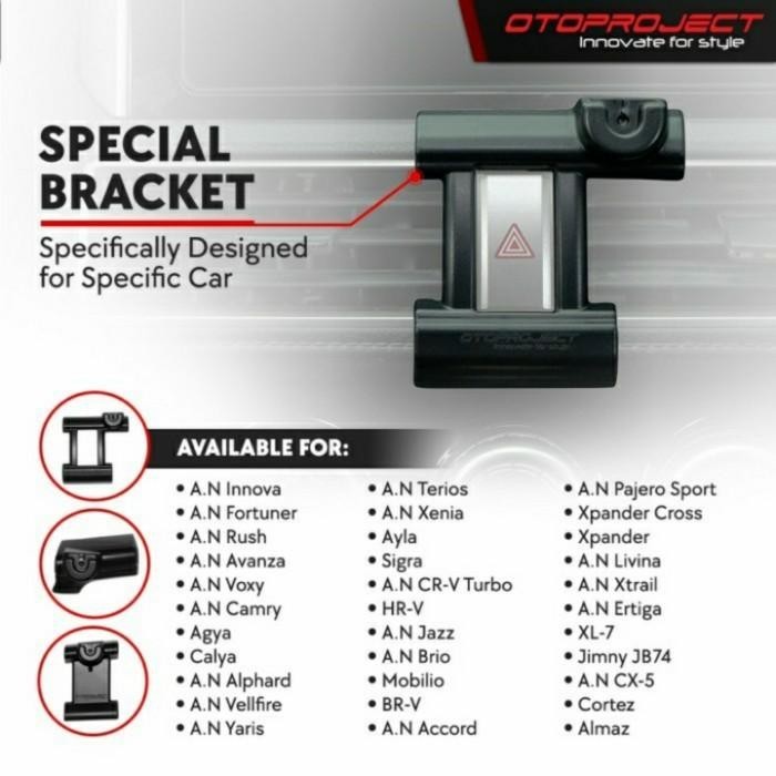 Tempat Hp / Phone Holder Brio Brv Mobilio Jazz Hrv Crv Accord