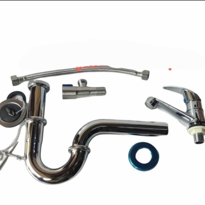 PROMO AKSESORIS WASTAFEL CUCI TANGAN / PERLENGKAPAN WASTAFEL SET 1 #ORIGINAL